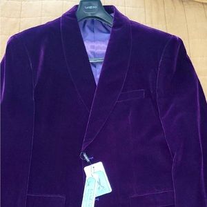 Purple Velvet Suit Coat never worn.